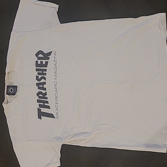 White Thrasher Skateboarding T-Shirt Men's Medium - Picture 1 of 3